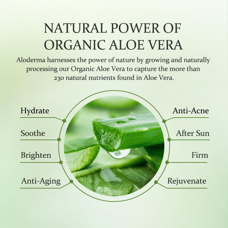 Pure Organic Aloe Vera Gel Made within 12 Hours of Harvest