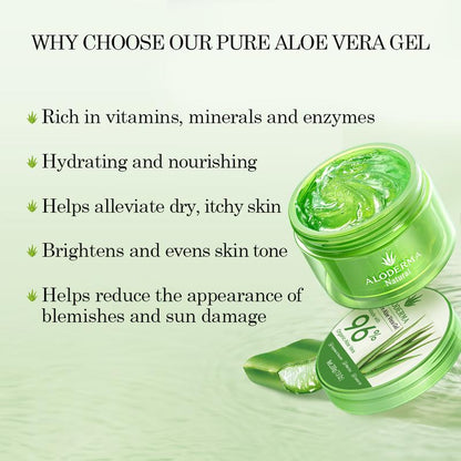 Pure Organic Aloe Vera Gel Made within 12 Hours of Harvest