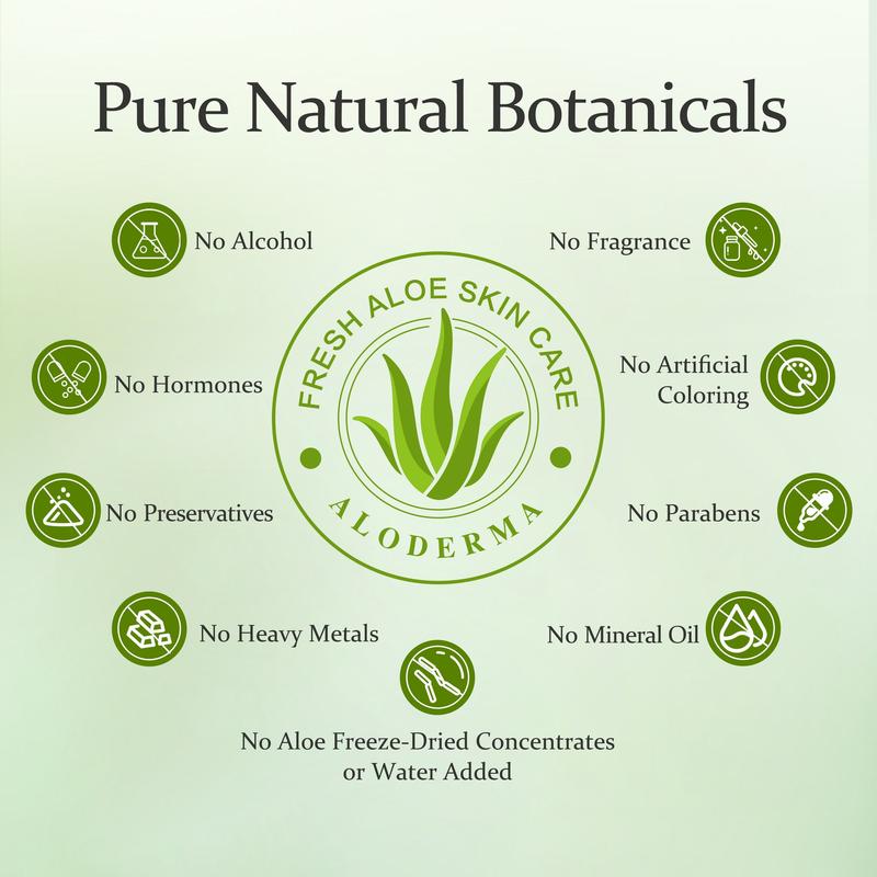 Pure Organic Aloe Vera Gel Made within 12 Hours of Harvest