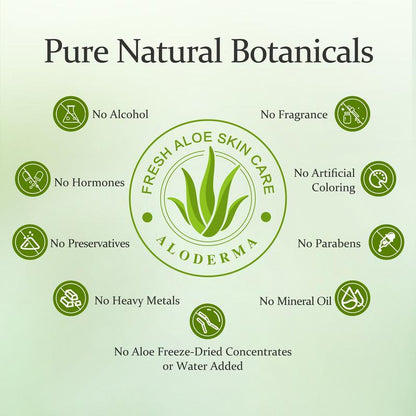 Pure Organic Aloe Vera Gel Made within 12 Hours of Harvest